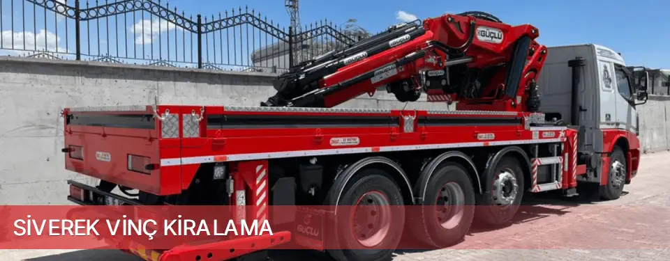 Siverek İlçemi Vinç Kiralama